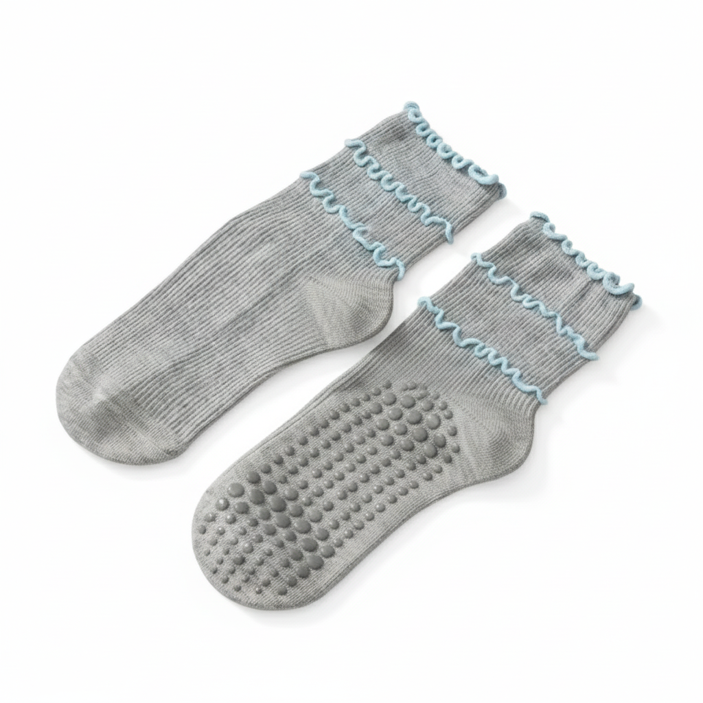 Chaussettes Pilates à Volants